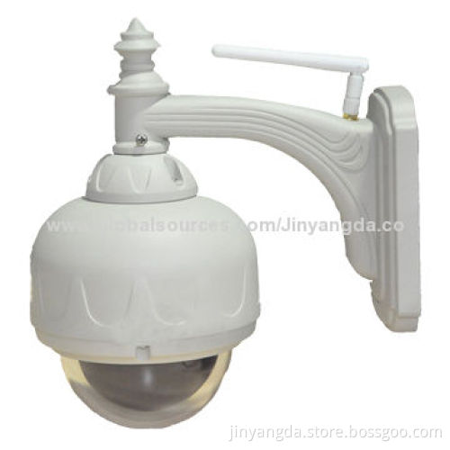 Wireless P2P Vandal-proof PTZ IP Security Camera, Motion Detection, E-mail Alert